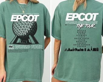 Epcot World Showcase-T-shirt | Shirt Tour Comfort Colors 1982