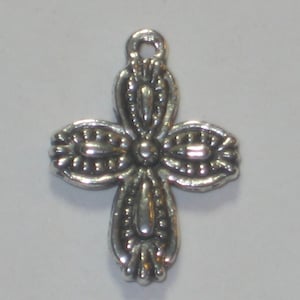 Tibetan Silver Decorative Crosses Pkg 20,Rosary Cross,Rosary Supplies,Rosary Parts,Catholic Rosary,Rosary Supply,catholic cross,rosary cross