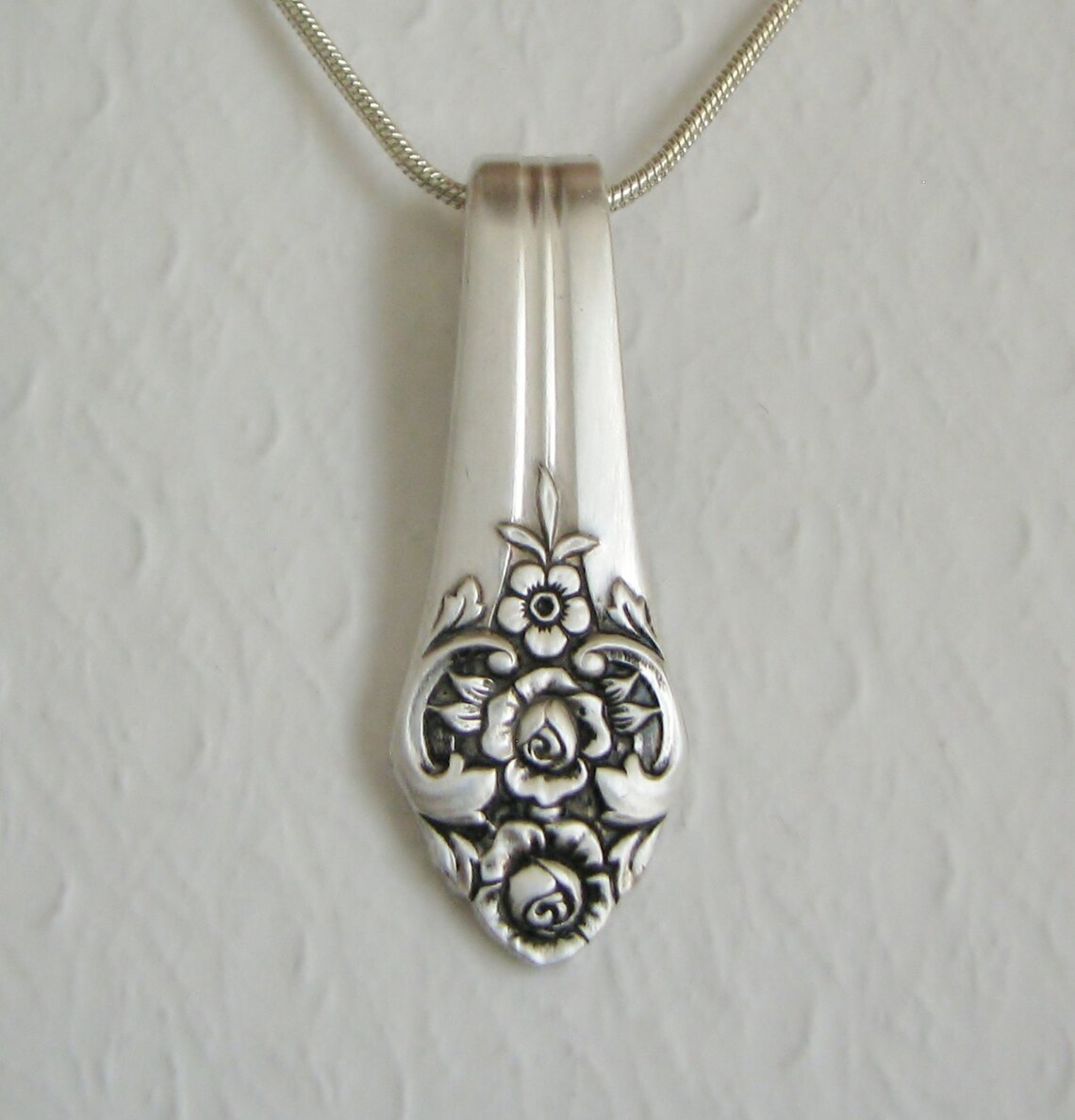 Vintage Spoon Necklace Spoon Pendant 'plantation' Etsy