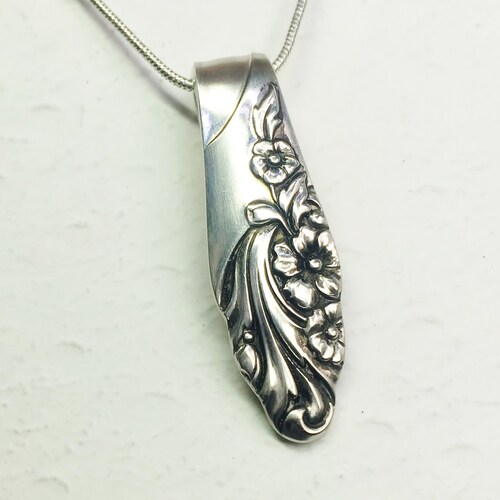 Spoon Necklace Pendant Silverware Jewelry Spoon Jewelry Etsy Canada