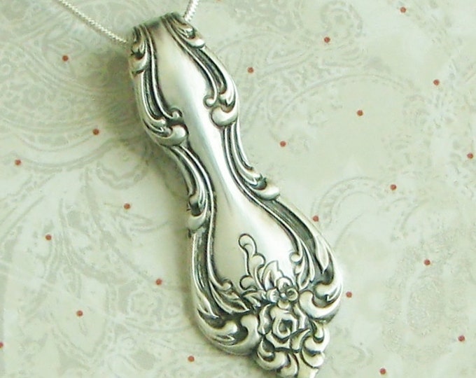 Vintage Spoon Necklace Spoon Pendant Interlude 1971 Etsy