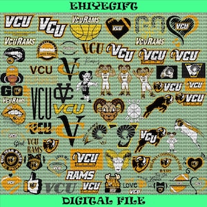 Layered Virginia Commonwealth College SVG, Cricut, Rams SVG, VCU, Athletics, Football, University, Digital Download File.