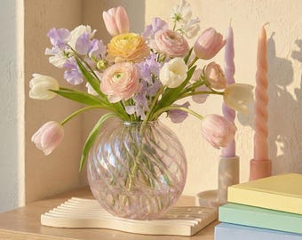 Schillernde Bubble Vase