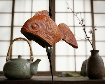 Japanisches Gusseisen Koi Fisch Windspiel