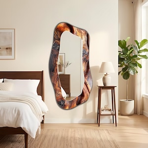 Wooden Horizontal Mirror - Etsy