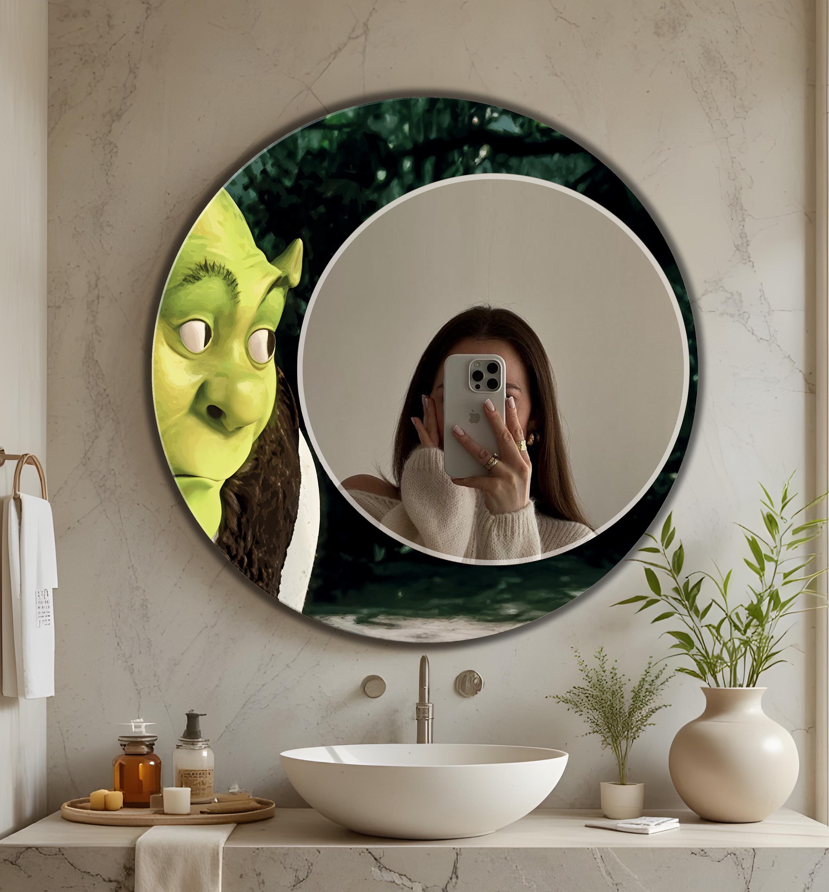 Shrek Mirror Face Png 