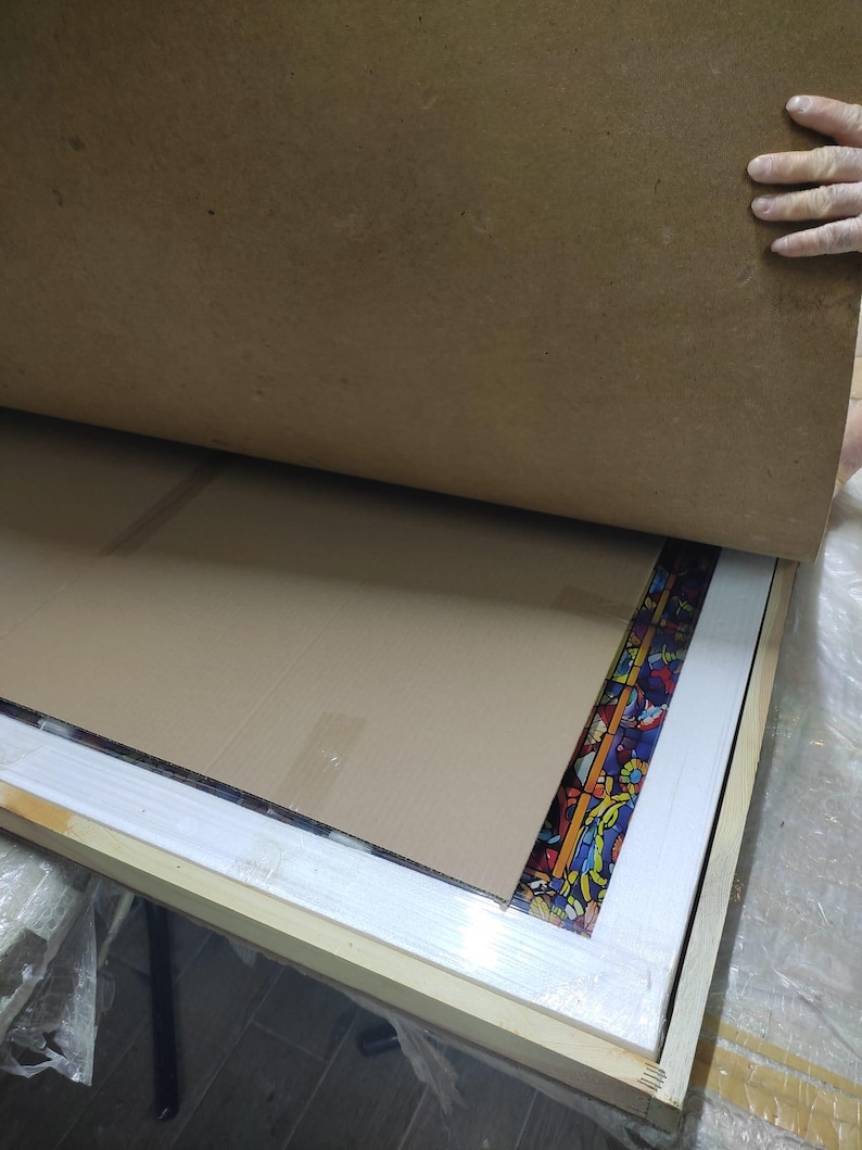 Irregular Mirror, Stained Glass Pattern Wall Mirror | Asymmetric Entry ...