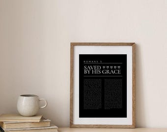 Bible Verse Art Print – Christian Home Decor (Digital Download)