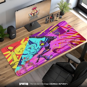 ULTRAKILL V1 Mouse Pad: Retro FPS Neon Gore Gaming Desk Mat