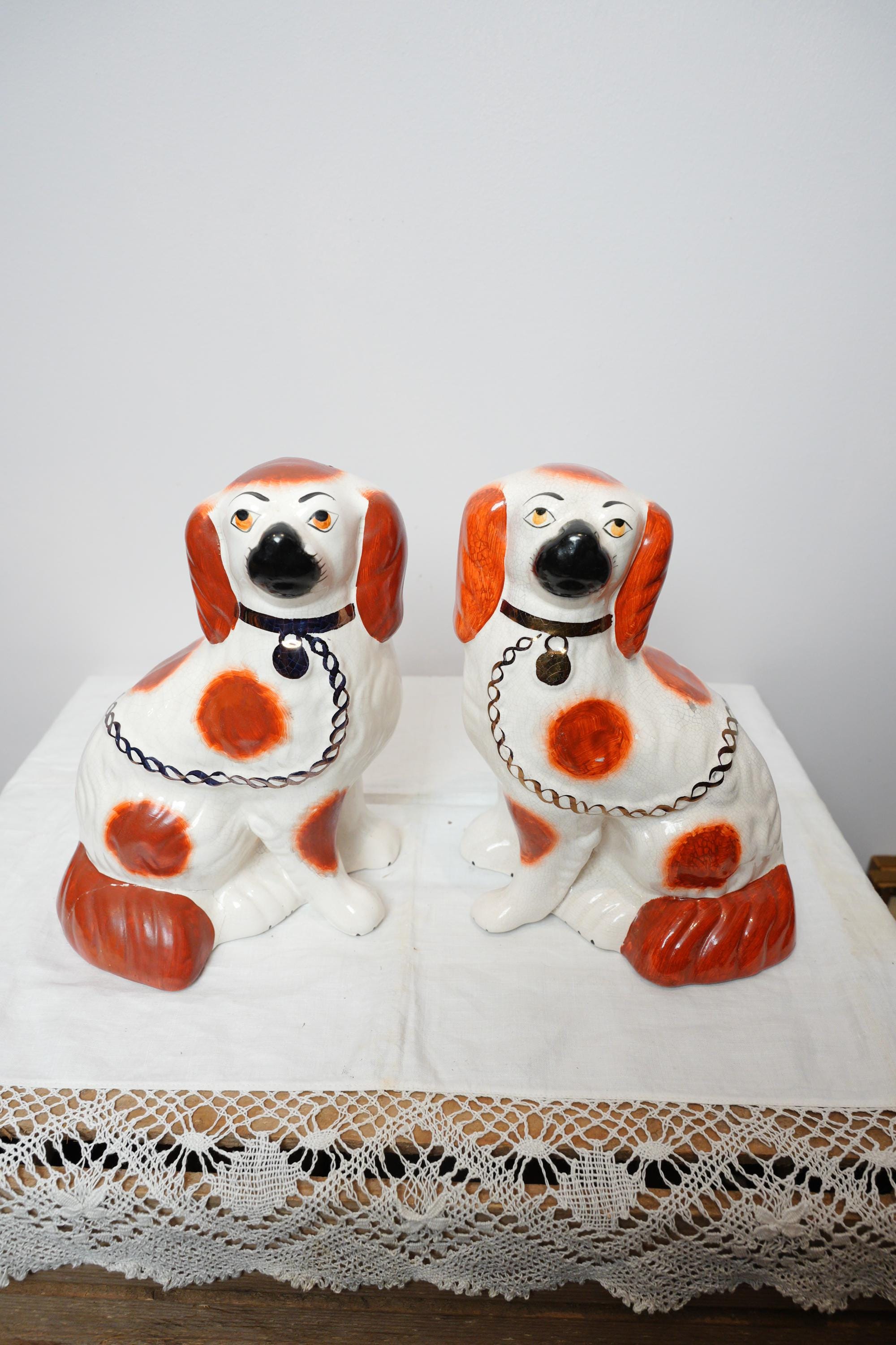 Ceramic Spaniel Dogs