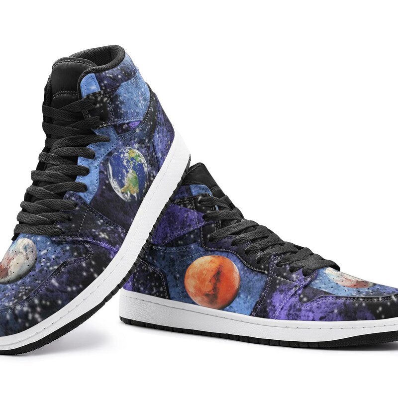 Galaxy Geometric Men's Sneakers