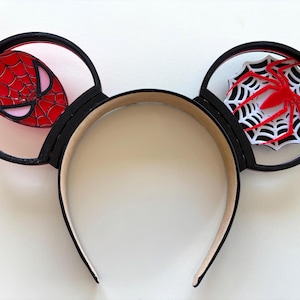 Interchangeable Magnetic 3D printed Ears — Spiderman