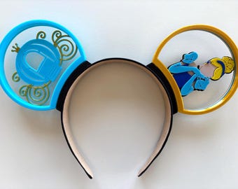 Cinderella Carriage Ears | Interchangeable Disney Headband, 3D Printed