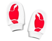 Scratch Mittens - Cotton gloves. Soft no scratch mitts that will protect those pretty baby faces. English and Dutch packaging