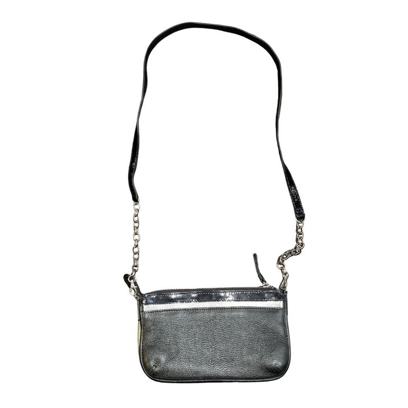 Brighton Tom Clancy "On the Prowl" Leather Crossbody Purse Lacklederband Bild 2