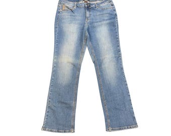 Jean Skinny Taille Haute Earl Pour Femme - Bleu Stretch - Taille 10
