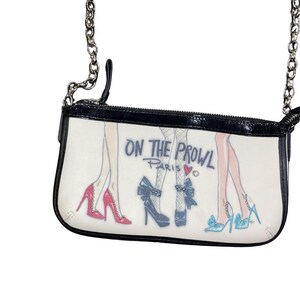 Brighton Tom Clancy "On the Prowl" Leather Crossbody Purse Lacklederband Bild 3