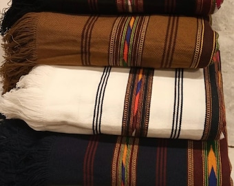 Afghan Wolle Patu Schal: Traditionelle Winter Decke
