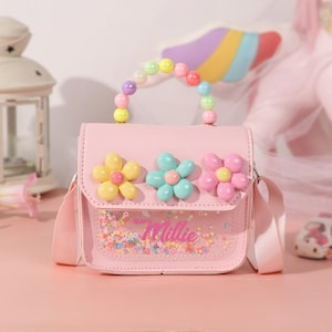 Personalized Girls Purse, Mini Purse, Little Girls Purse, Custom Girls Purse, Children's Handbags, Party Favors, Birthday Gifts for Girl