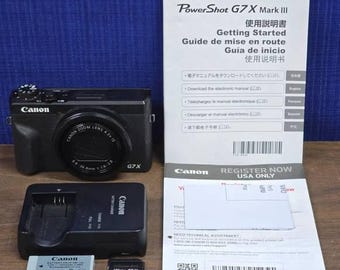 Canon Powershot G7 X Mark III - Cámara digital compacta de 20,1 MP - Vaq negra