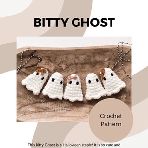 Crochet ghost, garland, crochet pattern, boho ghost, Halloween