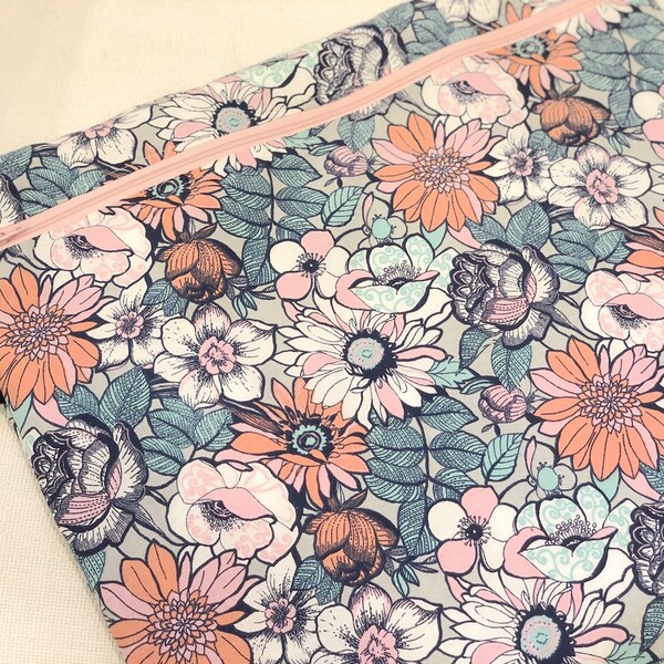 Spring time wetbag. Drybag, bikinin bag, diaper bag, beach bag, makeup bag, gym bag, laundry bag