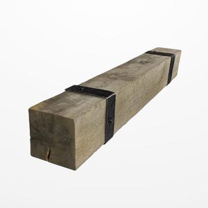 Fireplace Mantel, Weathered Antique, Reclaimed Wood Fireplace Mantel