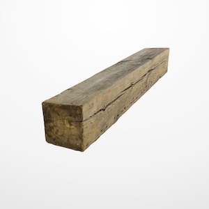 Fireplace Mantel, Weathered Antique, Reclaimed Wood Fireplace Mantel