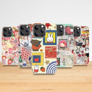 Miffy Phone Case, Aesthetic Cover iPhone 16 15 14 13 12 11 Pro Max 8 Plus X, Samsung Galaxy  S25 S24 S23 Ultra, Pixel 9 8 - Preppy and Cute