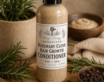 All-Natural Hair Growth Conditioner: rosemary and aloe