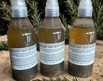 All-Natural Hair Growth Spray: rosemary and aloe