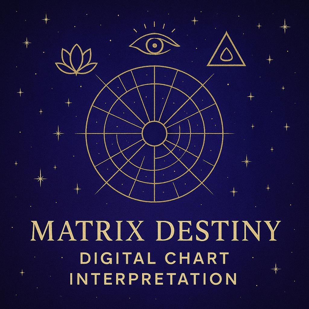 Matrix Destiny Chart and Birth Chart Analysis (combined) (same Hour) - Etsy