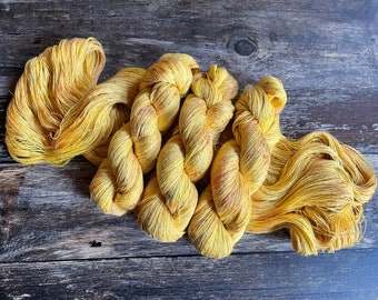 Golden Days. Persuasion Lace Yarn. Silk Linen