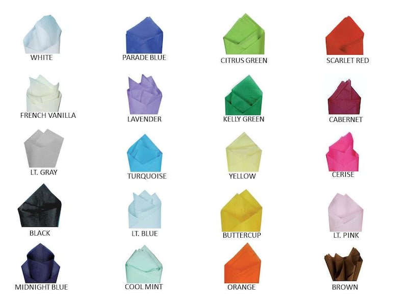 Tissue Paper 20 Sheets Premium BLACK