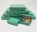 Teal Blue Boxes - 20-count (3.25 x 2.25 x 1 in.) Cotton Filled Jewelry Boxes 