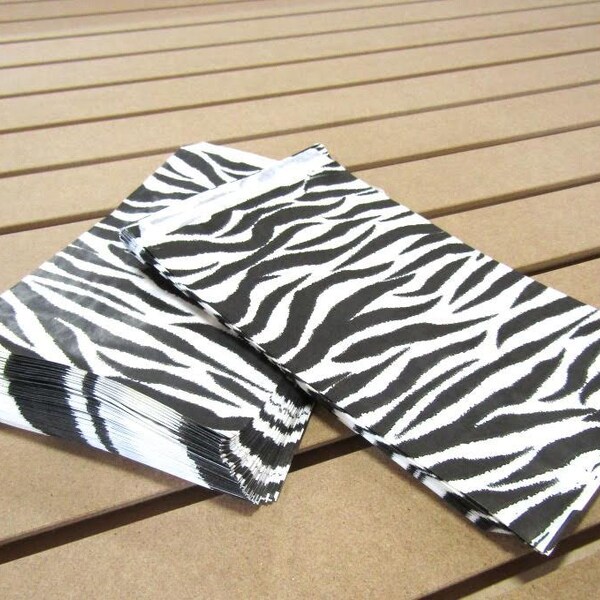 Zebra Print Favors Etsy