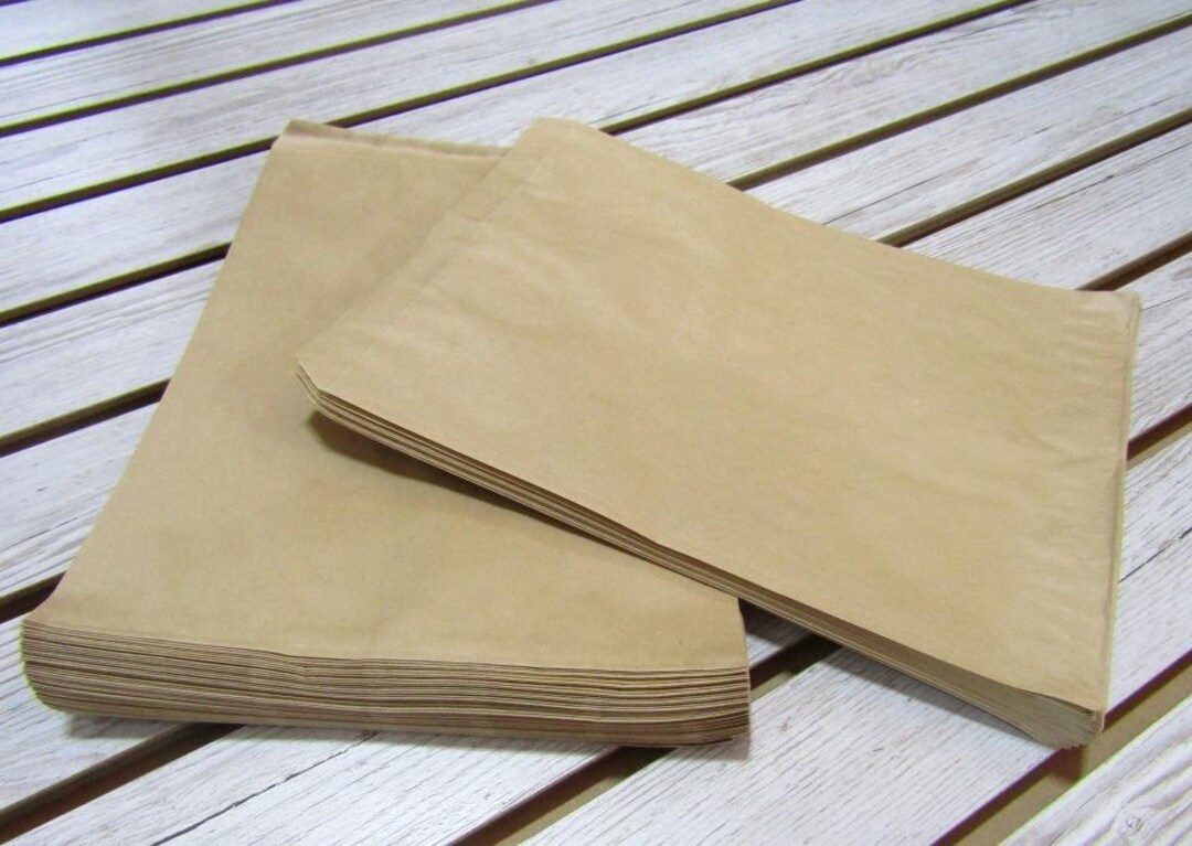 100 Pack - Kraft Sacks (8 X 11 In) - FREE SHIPPING - Etsy