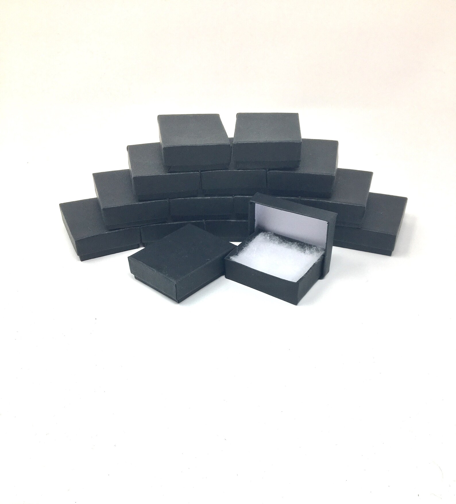 100 Pack Matte Black Boxes 2 X 1.5 X .75 In. // ECONOMY SIZE Etsy
