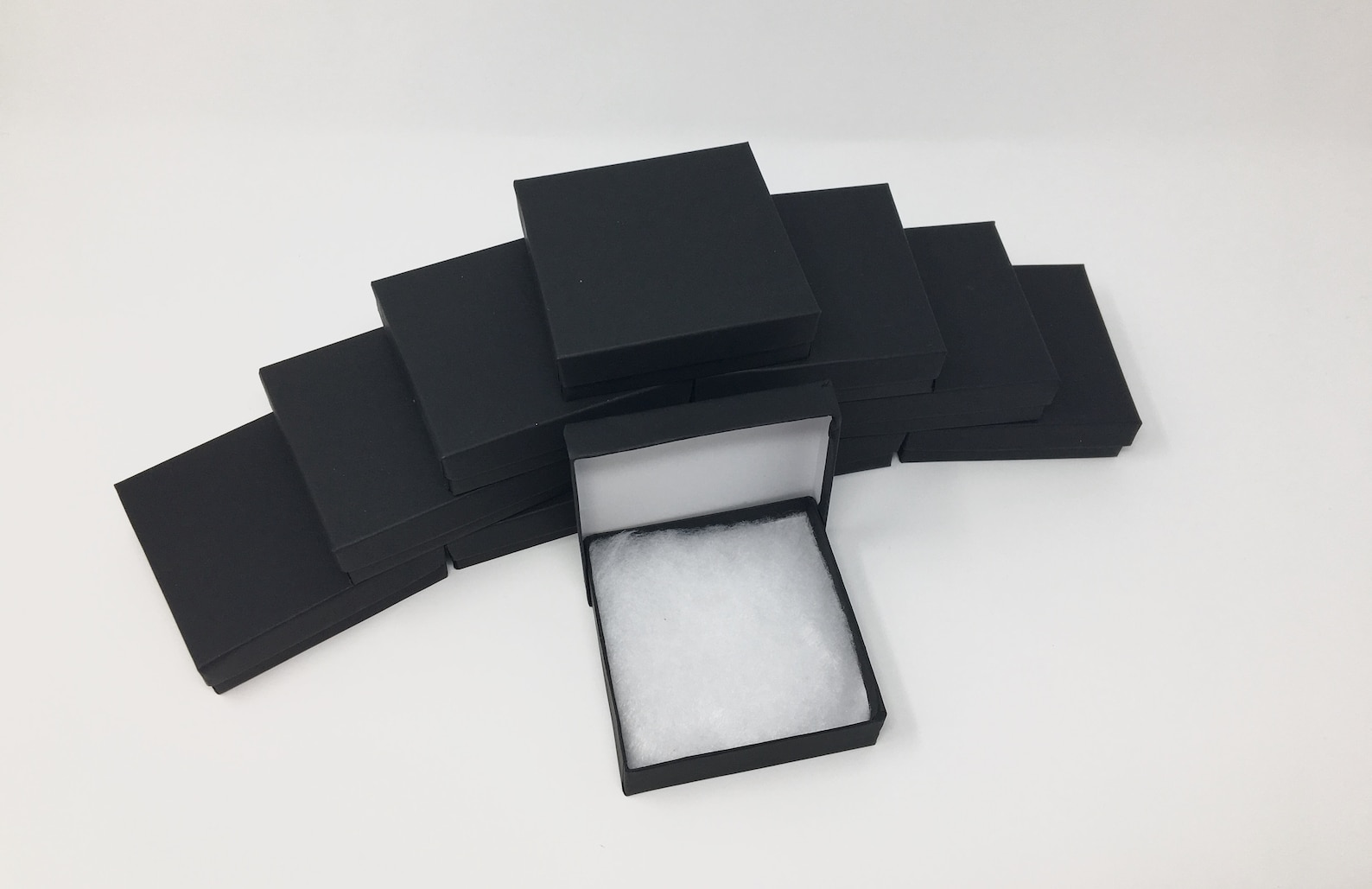 100 Pack Matte Black Boxes 3.5 X 3.5 X 1 In // ECONOMY SIZE - Etsy