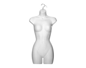 Full Female Torso Form-White *Free Shipping*