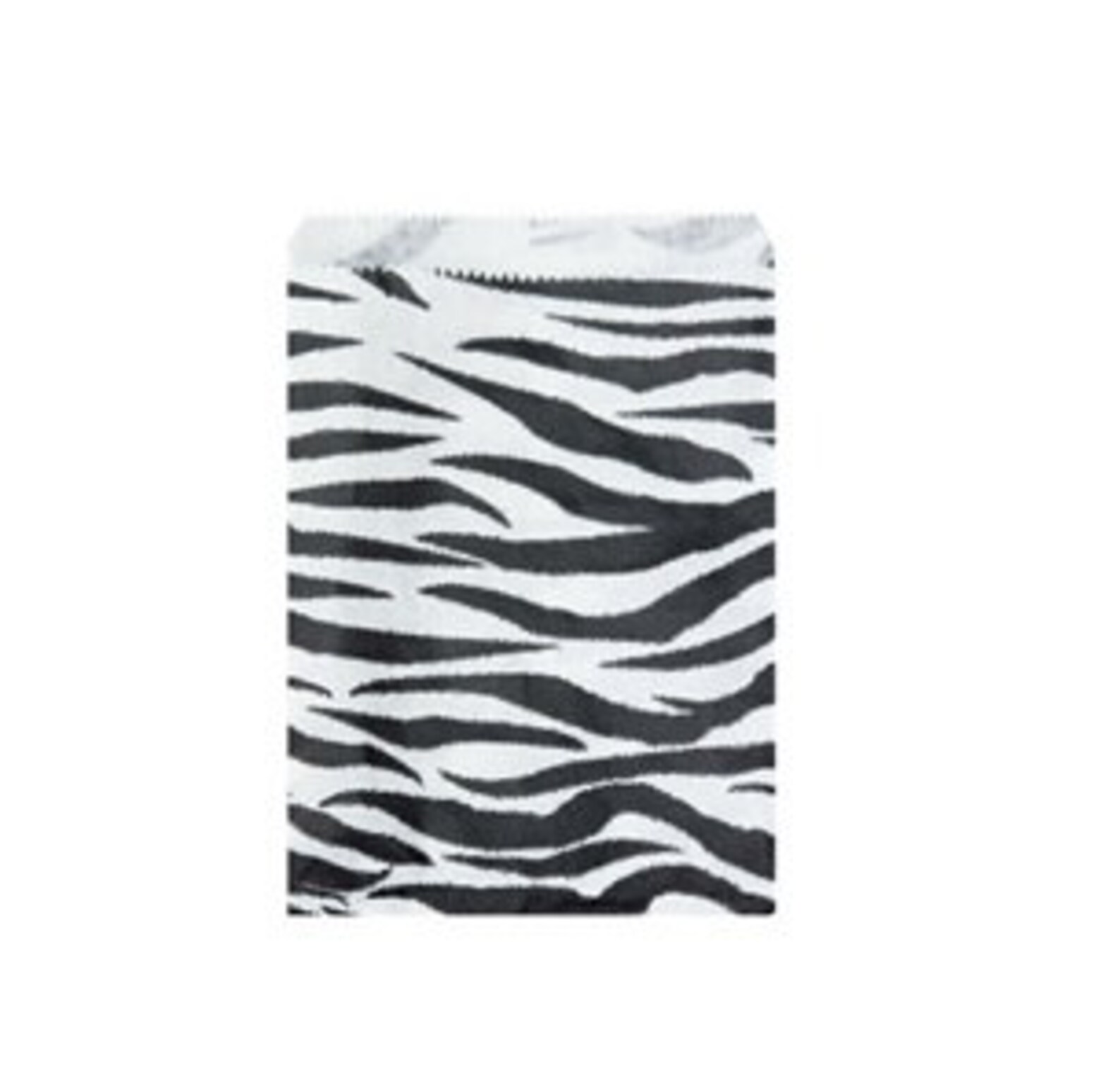 100 Pack Zebra Print Sacks 5 X 7 In/ Zebra Print Paper Bags Etsy