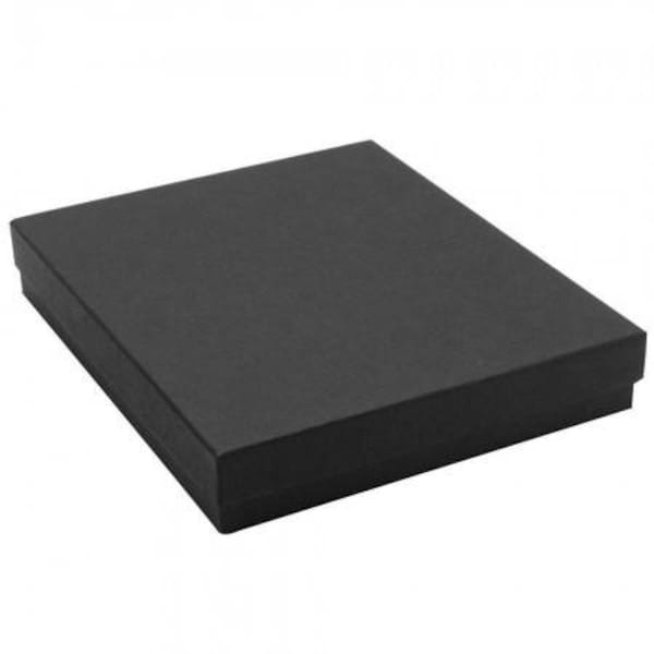 10 Pack Black Matte Jewelry Boxes