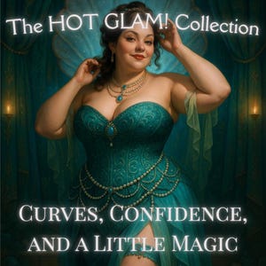 AI-Assisted Glam Portrait | Custom Burlesque & Pinup Fantasy Art