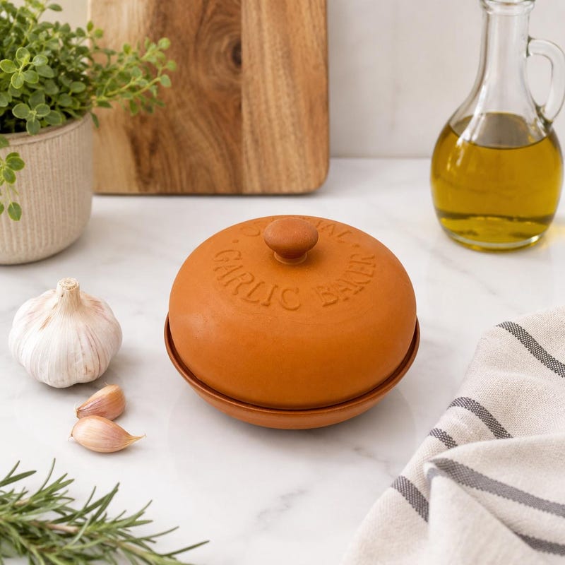 Orange Garlic Pot - Etsy