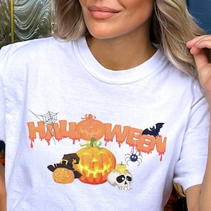 Halloween Shirt, Happy Halloween T-Shirt, Funny Halloween Tee, Halloween Gift,Pumpkin Halloween Shirt, Pumpkin Shirt, Halloween Gift