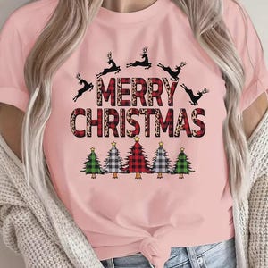 Frohe Weihnachten passende Familien Shirt: Urlaub Feier Tee