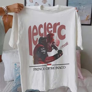 Charles Leclerc Ferrari F1 T-Shirt, Leclerc 16 Formula Racing Tee, Vintage Ferrari Motorsport Shirt, Formula One Fan Gift