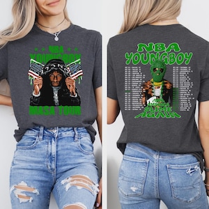 NBA Youngboy masa 2025 tour Graphic Tee, Rap Hip Hop Music Shirt, Vintage Style Graphic Tee, Tour 2025 Fan Concert Merch, Youngboy merch