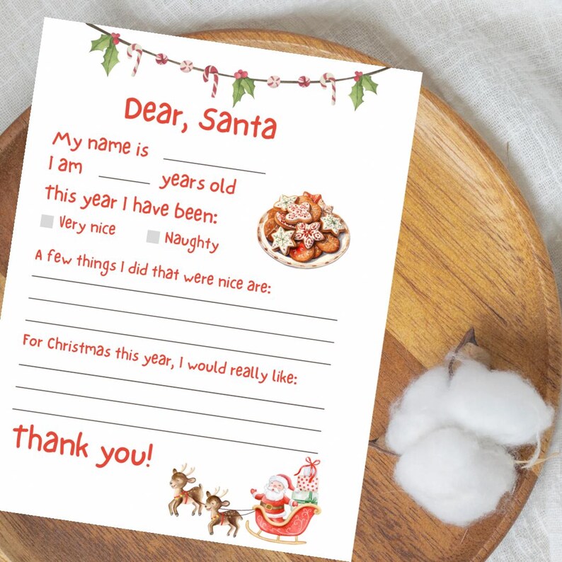 Letter From Santa Editable Template | Christmas Letter for Child ...