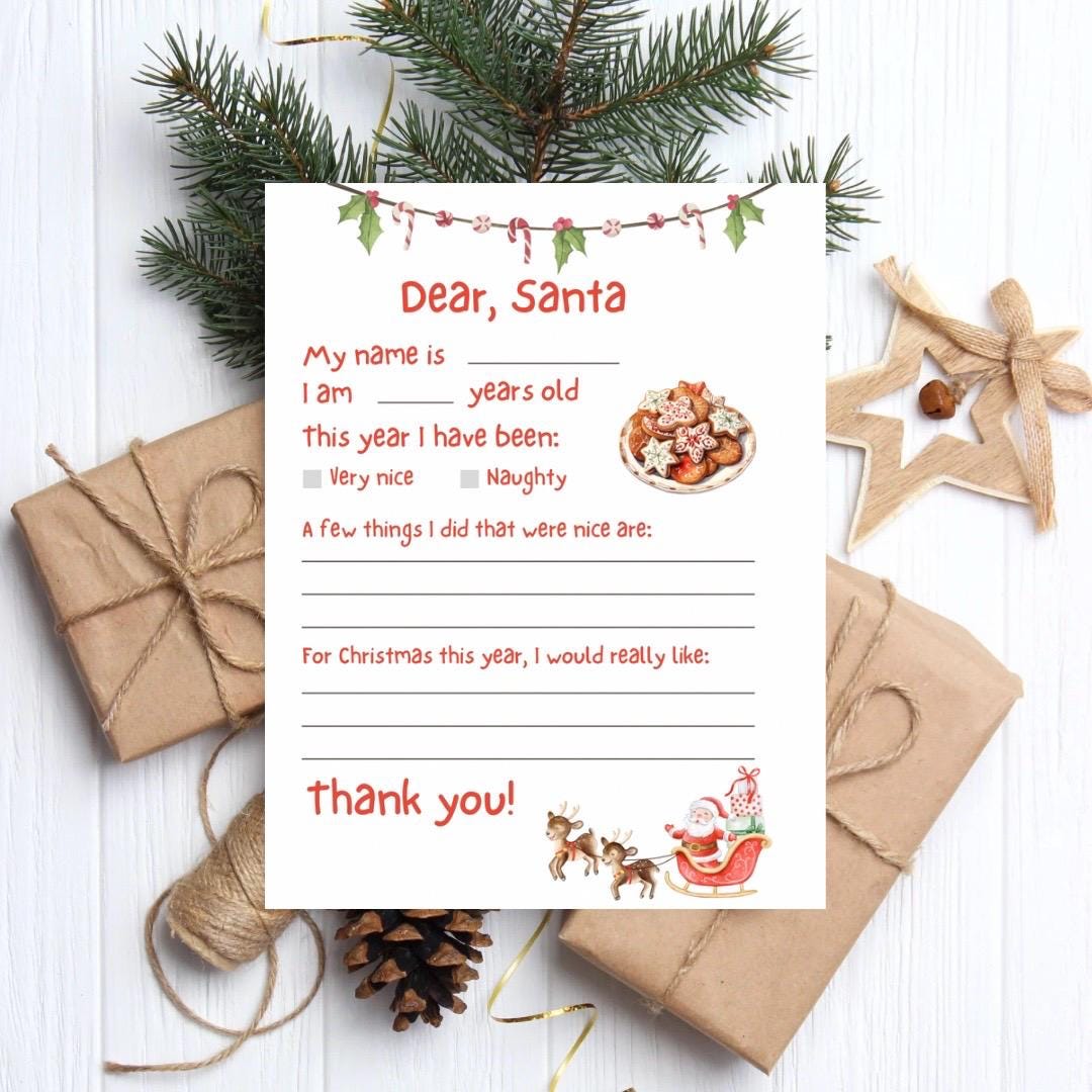 Letter From Santa Editable Template | Christmas Letter for Child ...